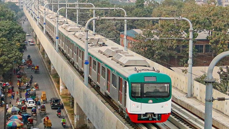 রাতে ২০ মিনিট বাড়ছে মেট্রোরেল চলাচলের সময়